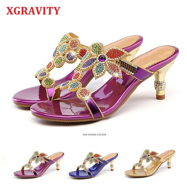 xgravity new summer shoes new lady thin heel pumps colorful rhinestone design women shoes elegant ladies open toe slippers a079, Black
xgravity new summer shoes new lady thin heel pumps colorful rhinestone design women shoes elegant ladies open toe slippers a079, Black