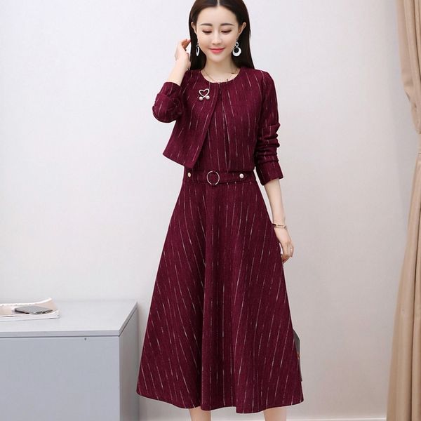 two piece dress elegant women set office lady twill short jacket sleeveless slim red coats belt womens party suits autumn, White
two piece dress elegant women set office lady twill short jacket sleeveless slim red coats belt womens party suits autumn, White