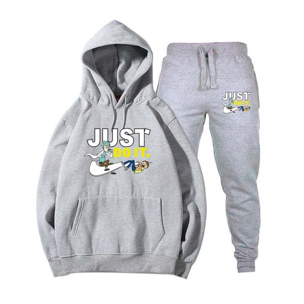 2020 brand hoodie sports suit new 2020 cotton print pattern trademark custom men's matching handsome two-piece trendy sportswear, Gray
2020 brand hoodie sports suit new 2020 cotton print pattern trademark custom men's matching handsome two-piece trendy sportswear, Gray