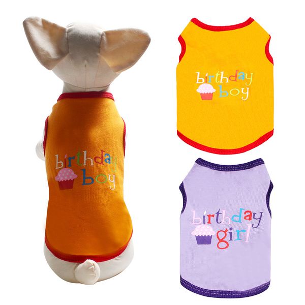 dog happy birthday embroidery sweatshirt cotton pet t shirt stretchy breathable mesh dog vests xs-l puppy clothes summer
dog happy birthday embroidery sweatshirt cotton pet t shirt stretchy breathable mesh dog vests xs-l puppy clothes summer