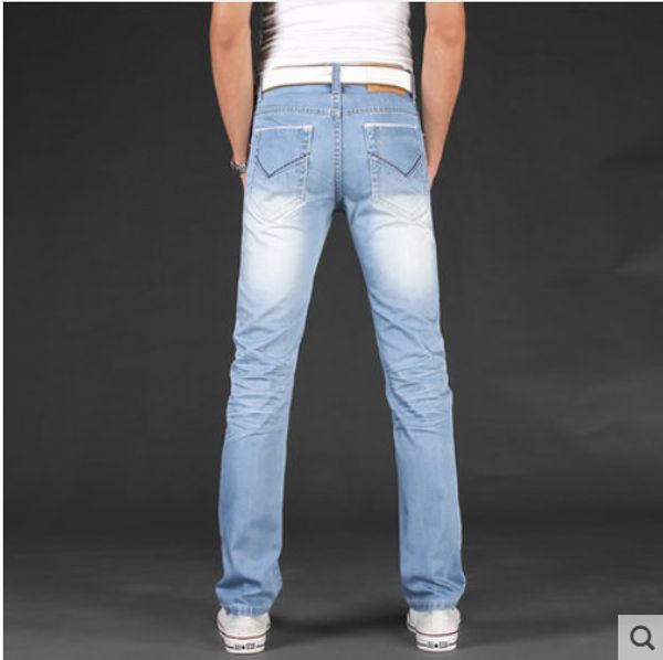 light blue han edition cultivate one's morality leisure men jeans male light denim trousers
light blue han edition cultivate one's morality leisure men jeans male light denim trousers