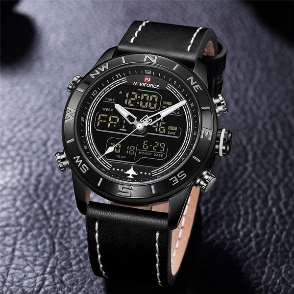 naviforce fashion sport brand mens watches watch men led analog digital wrist watches male clock relogio masculino, Slivery;brown
naviforce fashion sport brand mens watches watch men led analog digital wrist watches male clock relogio masculino, Slivery;brown