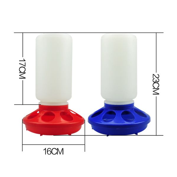 poultry chicken drinking feeding tools red/blue plastic feeders quail feed bucket poultry farming animals equipments new
poultry chicken drinking feeding tools red/blue plastic feeders quail feed bucket poultry farming animals equipments new