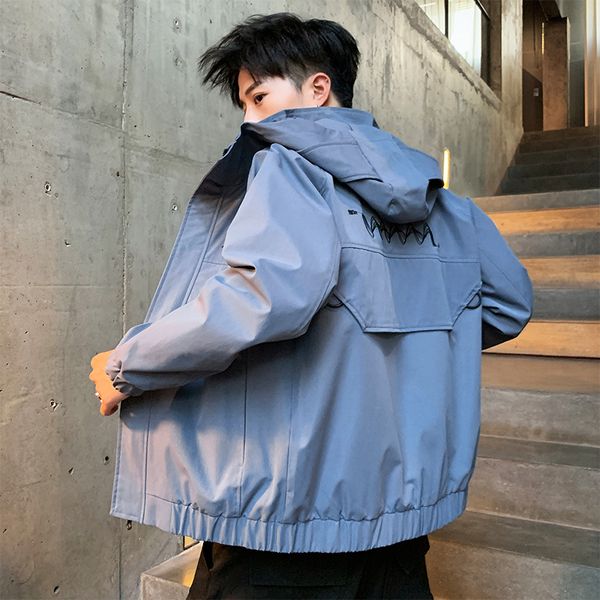 men's tooling jacket spring and autumn korean version of the trend of wild student jacket men's casual handsome clothes, Black;brown
men's tooling jacket spring and autumn korean version of the trend of wild student jacket men's casual handsome clothes, Black;brown