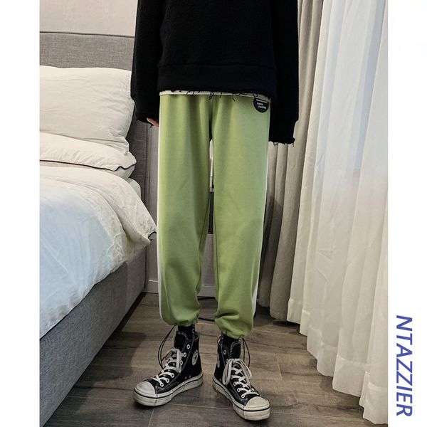 sweatpants men's fashion hit color casual joggers pants men streetwear wild loose hip hop straight trousers mens track pants, Black
sweatpants men's fashion hit color casual joggers pants men streetwear wild loose hip hop straight trousers mens track pants, Black