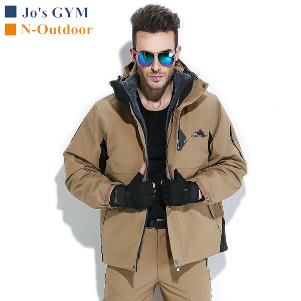 men softshell outdoor jacket multi-pocket waterproof windproof two-piece suit camping trekking climbing hunting jackets male, Blue;black
men softshell outdoor jacket multi-pocket waterproof windproof two-piece suit camping trekking climbing hunting jackets male, Blue;black