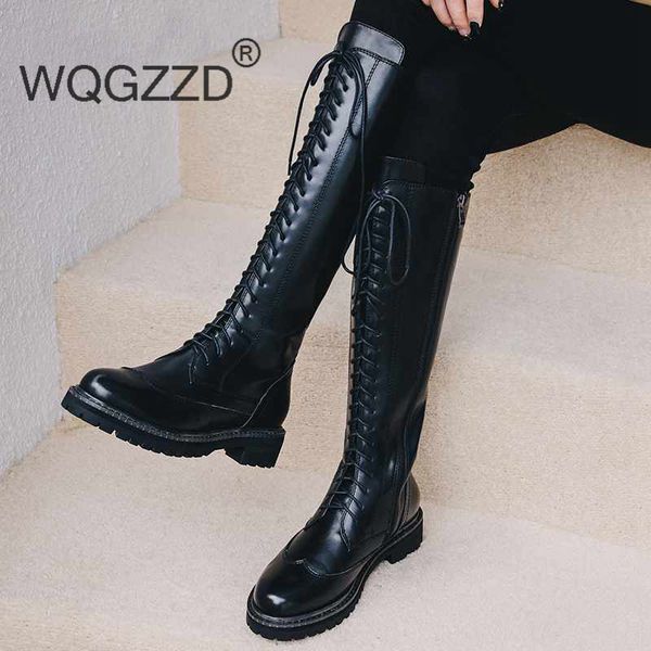 bottes femme winter shoes women high boots cow leather superstar med heel lace up handsome riding thigh high boots mujer, Black
bottes femme winter shoes women high boots cow leather superstar med heel lace up handsome riding thigh high boots mujer, Black