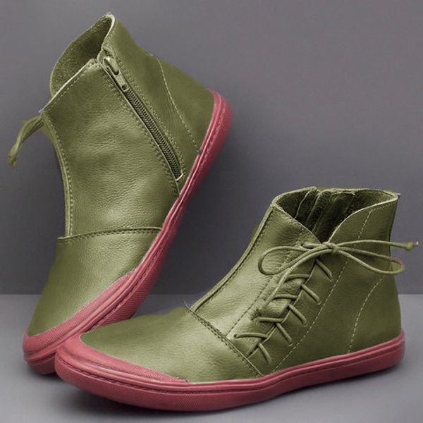 ankle boots women pu leather women's winter cross strap vintage plush punk warm short boots flat lady shoes woman botas mujer, Black
ankle boots women pu leather women's winter cross strap vintage plush punk warm short boots flat lady shoes woman botas mujer, Black