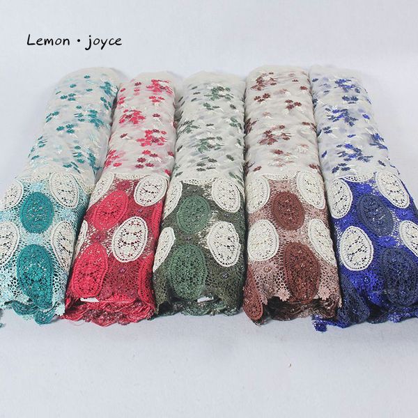 2020 african lace fabric with flowers embroidered 5 yards per lot ghana mesh lace fabric water soluble, Pink;blue
2020 african lace fabric with flowers embroidered 5 yards per lot ghana mesh lace fabric water soluble, Pink;blue