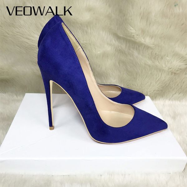 veowalk royal blue women classic suede high heels vegan elegant ladies pointed toe stiletto pumps low cut slip on ol dress shoes, Black
veowalk royal blue women classic suede high heels vegan elegant ladies pointed toe stiletto pumps low cut slip on ol dress shoes, Black