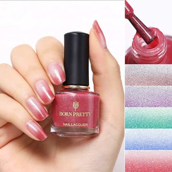 born pretty 6ml thermal nail polish shimmer peel off temperature color changing design nail art manicure water-based
born pretty 6ml thermal nail polish shimmer peel off temperature color changing design nail art manicure water-based