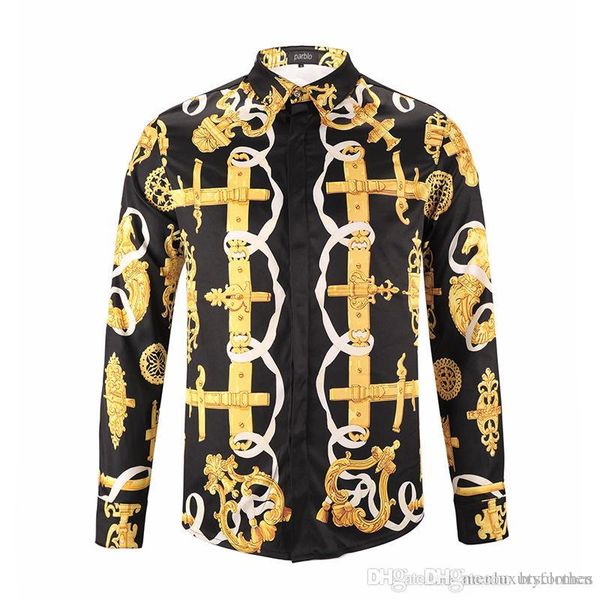 mens flower printed 3d casual shirts male turn down collar long sleeved shirts, White;black
mens flower printed 3d casual shirts male turn down collar long sleeved shirts, White;black