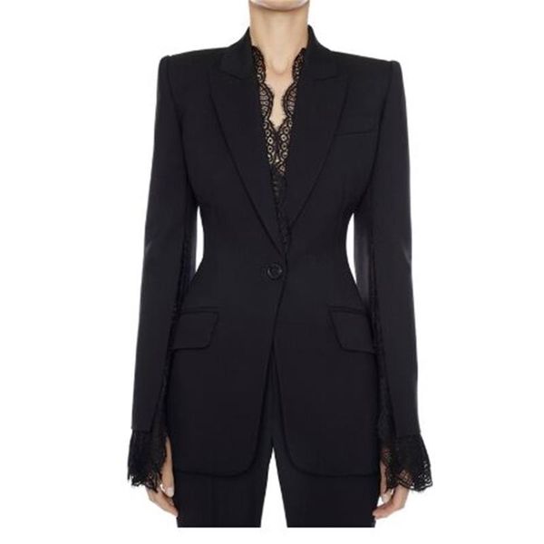 2020 новый конструктор куртка элегантная куртка кружева кисточкой cut sleeve one button blazer, White;black
2020 новый конструктор куртка элегантная куртка кружева кисточкой cut sleeve one button blazer, White;black
