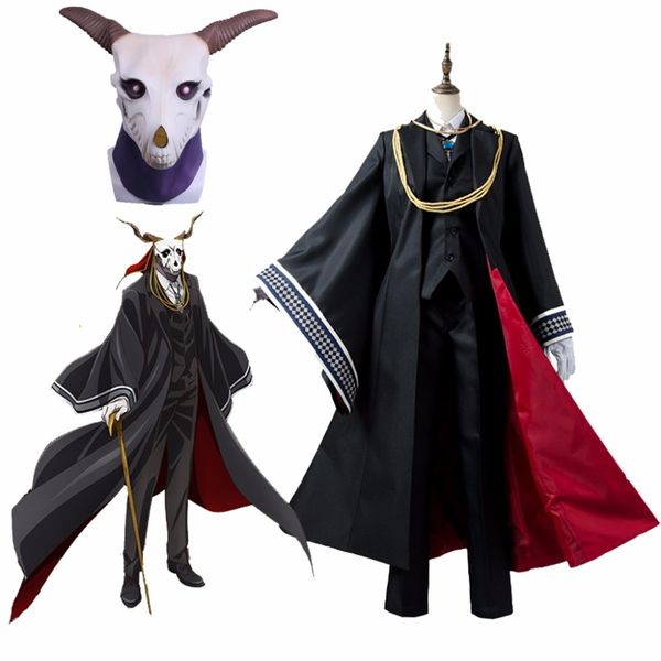cosplaydiy anime the ancient magus bride cosplay costumes elias costumes with mask mahoutsukai no yome costume mask, Black;red
cosplaydiy anime the ancient magus bride cosplay costumes elias costumes with mask mahoutsukai no yome costume mask, Black;red