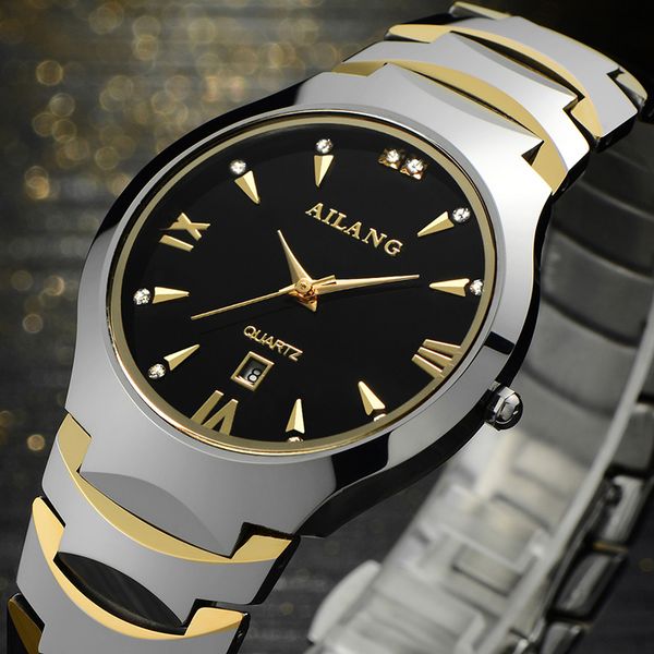 fashion ailang lovers tungsten steel dress watches vintage roman scale couples calendar wrist watch quartz analog relojes nw8007, Slivery;brown
fashion ailang lovers tungsten steel dress watches vintage roman scale couples calendar wrist watch quartz analog relojes nw8007, Slivery;brown
