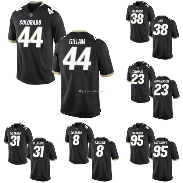 addison gillam stitched men's colorado buffaloes derek mccartney chris hill anthony julmisse ahkello witherspoon college football jerse, Black
addison gillam stitched men's colorado buffaloes derek mccartney chris hill anthony julmisse ahkello witherspoon college football jerse, Black