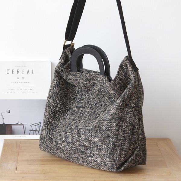 vintage cotton and linen cloth bag large capacity messenger bag single shoulder simple women's hand-held canvas new style
vintage cotton and linen cloth bag large capacity messenger bag single shoulder simple women's hand-held canvas new style
