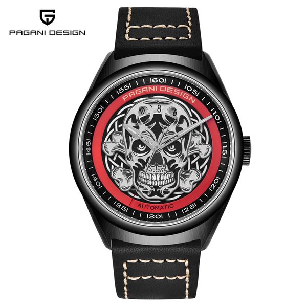 relogio masculino pagani design men's fashion mechanical watch men waterproof casual skull automatic wrist watch, Slivery;brown
relogio masculino pagani design men's fashion mechanical watch men waterproof casual skull automatic wrist watch, Slivery;brown