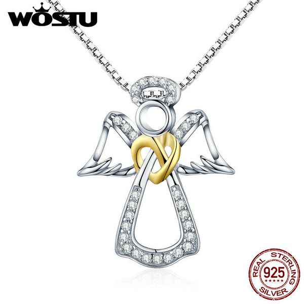 wostu 2019 новое поступление стерлингового серебра 925 пробы ангел хранитель колье ожерелья для женщин мода s925 кулон ювелирные изделия под, Silver
wostu 2019 новое поступление стерлингового серебра 925 пробы ангел хранитель колье ожерелья для женщин мода s925 кулон ювелирные изделия под, Silver
