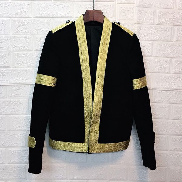 men suit coat male trend hip-hop blazers man's suit autumn night hairstyle division personality loose coat jacket tide, White;black
men suit coat male trend hip-hop blazers man's suit autumn night hairstyle division personality loose coat jacket tide, White;black