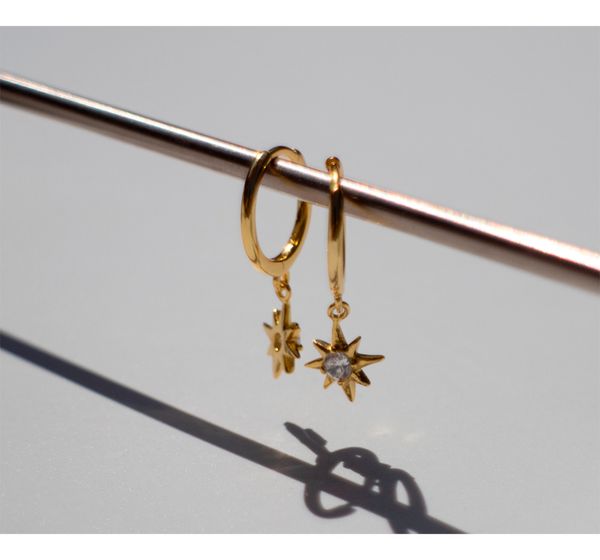 new 925 sterling silver earring fashion stars ear ring ear bone six-star drop sweet trend wild female girl silver jewelry, Golden;silver
new 925 sterling silver earring fashion stars ear ring ear bone six-star drop sweet trend wild female girl silver jewelry, Golden;silver