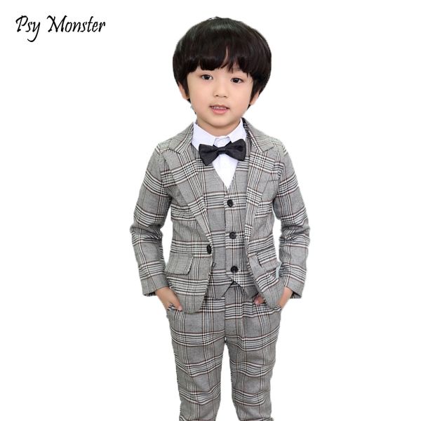 brand boys formal suits wedding birthday party jackets vest pants gentleman kids children tuxedo blazer costumes clothes f14, Black
brand boys formal suits wedding birthday party jackets vest pants gentleman kids children tuxedo blazer costumes clothes f14, Black