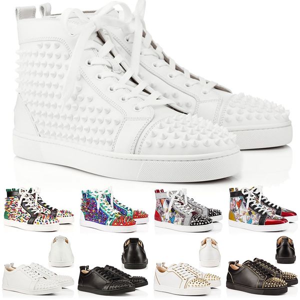 Дизайнерская Мода Red Bottoms shoes Шипованные Шипы Плоские кроссовки Для Мужчин Женщин
Дизайнерская Мода Red Bottoms shoes Шипованные Шипы Плоские кроссовки Для Мужчин Женщин