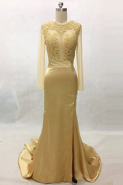 bright gold prom dresses slits see through lace sheer long sleeves mermaid evening gowns backless junior prom gown 2019 for women, Black
bright gold prom dresses slits see through lace sheer long sleeves mermaid evening gowns backless junior prom gown 2019 for women, Black