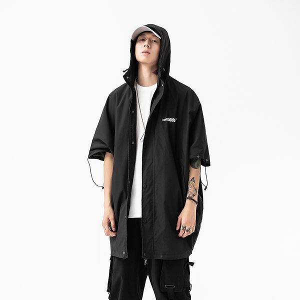 men's windbreaker 2019 autumn and winter new retro cloak cloak windbreaker loose hip hop coat youth trend men's clothing, Tan;black
men's windbreaker 2019 autumn and winter new retro cloak cloak windbreaker loose hip hop coat youth trend men's clothing, Tan;black