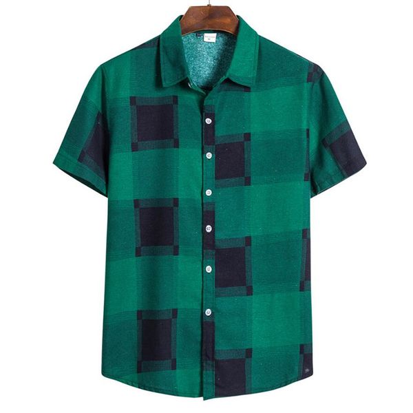 linen short sleeve shirt mens shirt new fashion summer casual men's plaid casual button short sleeve, White;black
linen short sleeve shirt mens shirt new fashion summer casual men's plaid casual button short sleeve, White;black