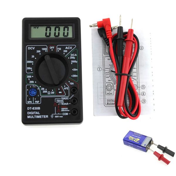 urijk универсальный цифровой мультиметр dt830b ac / dc lcd мультиметр 750 / 1000v вольтметр амперметр ом тестер высокая безопасность ручной
urijk универсальный цифровой мультиметр dt830b ac / dc lcd мультиметр 750 / 1000v вольтметр амперметр ом тестер высокая безопасность ручной