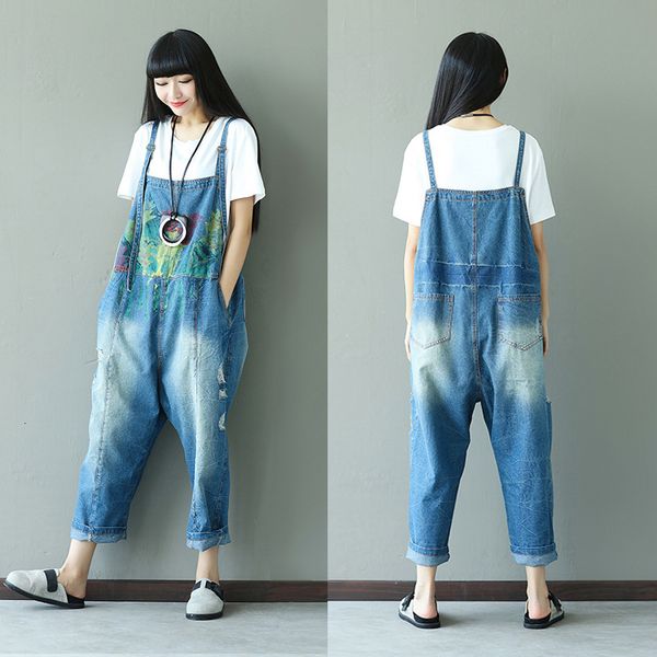 stray remember will code loose personality holes cowboy salopettes woman colour air brushing wear white cowboy nine part pants, Blue
stray remember will code loose personality holes cowboy salopettes woman colour air brushing wear white cowboy nine part pants, Blue