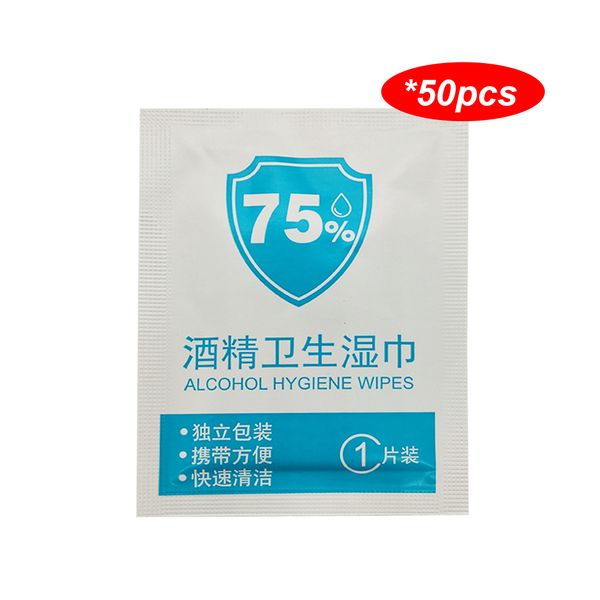 50pcs 75% alcohol disposable wet wipes portable sanitizing wipes household hand cleaning disinfection wipes individually wrapped
50pcs 75% alcohol disposable wet wipes portable sanitizing wipes household hand cleaning disinfection wipes individually wrapped