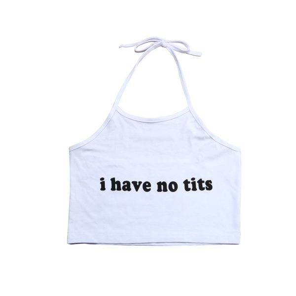 sagace i have no tits women casual letter print tank tees vest blouse sleeveless halter crop tanks t shirts 2019, White
sagace i have no tits women casual letter print tank tees vest blouse sleeveless halter crop tanks t shirts 2019, White
