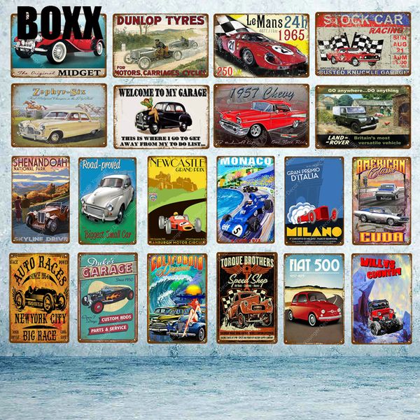 classic auto races car metal license plate tin signs vintage poster wall art painting decorative plaque bar pub garage decor
classic auto races car metal license plate tin signs vintage poster wall art painting decorative plaque bar pub garage decor