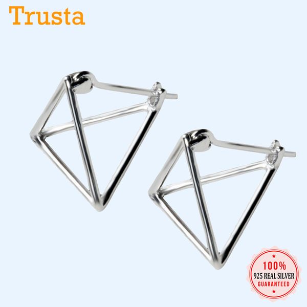 trusta 100% 925 sterling silver earrings 3d triangle stud earring 1pair women girls fashion jewelry ds1274, Golden;silver
trusta 100% 925 sterling silver earrings 3d triangle stud earring 1pair women girls fashion jewelry ds1274, Golden;silver