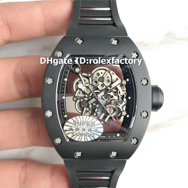 Kv 055 black ceramic ca e men watch keleton dial miyota8215 automatic 21600vph apphire cry tal rubber trap port wri twatch 6 color
Kv 055 black ceramic ca e men watch keleton dial miyota8215 automatic 21600vph apphire cry tal rubber trap port wri twatch 6 color