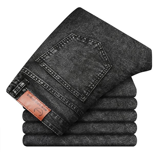 men's jeans 2021 summer thin denim trousers men spring autumn slim fit straight gray casual male, Blue
men's jeans 2021 summer thin denim trousers men spring autumn slim fit straight gray casual male, Blue