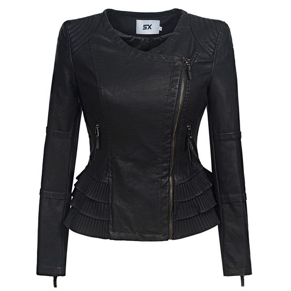 gothic casual autumn plus size black cool women jackets slim plain zipper pleated fall 2019 coats female high street overcoats, Black;brown
gothic casual autumn plus size black cool women jackets slim plain zipper pleated fall 2019 coats female high street overcoats, Black;brown