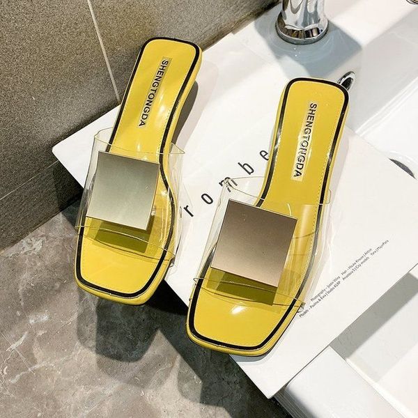 2020 new women transparent sandals ladies low heel slippers yellow open toes fashion female slides summer shoes for women, Black
2020 new women transparent sandals ladies low heel slippers yellow open toes fashion female slides summer shoes for women, Black
