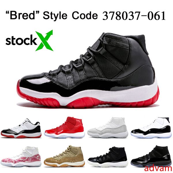2020 bred 11s jumpman womens mens basketball shoes stock x low white bred concord 11 win link 96 gamma blue trainers sports sneakers