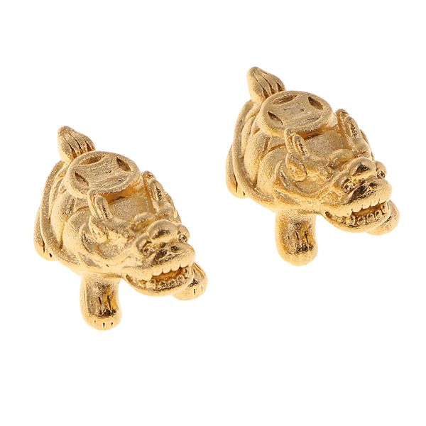 2pcs dragon turtle beads feng shui, gold plated copper spacer loose beads for handmade bracelets findings - 20 x 13 x 13mm
2pcs dragon turtle beads feng shui, gold plated copper spacer loose beads for handmade bracelets findings - 20 x 13 x 13mm