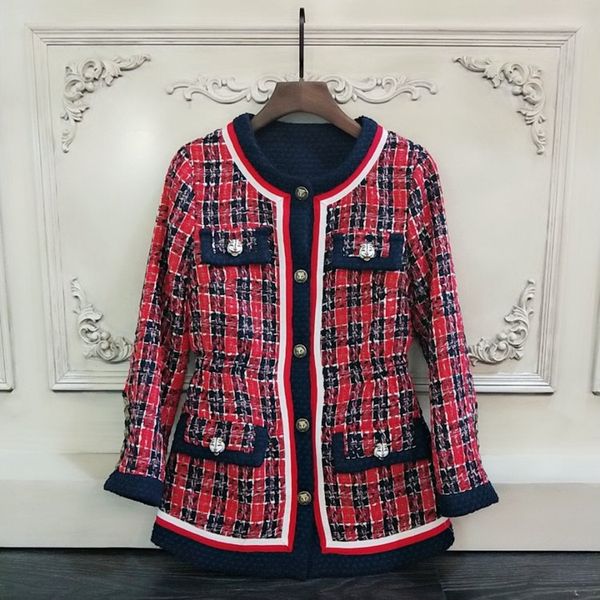 high end made women check jacket with patch striped long sleeve trench coat jacket outwear autumn tweed jacket suite coats, Black;brown
high end made women check jacket with patch striped long sleeve trench coat jacket outwear autumn tweed jacket suite coats, Black;brown