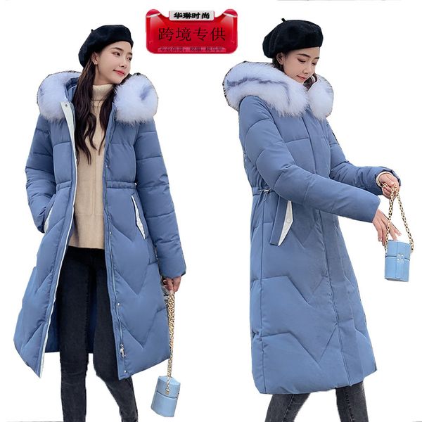 winter knee long down cotton clothing female korean version of the thin winter clothes warm flower cotton women's jacket, Black
winter knee long down cotton clothing female korean version of the thin winter clothes warm flower cotton women's jacket, Black