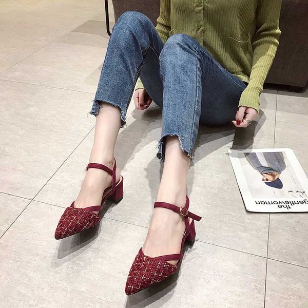 sandals lattice cloth pointed toe high heel women elegant square hollow pumps shoes summer closed 2021, Black
sandals lattice cloth pointed toe high heel women elegant square hollow pumps shoes summer closed 2021, Black