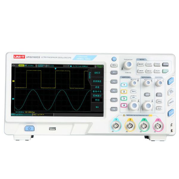 uni-t upo2102cs super phosphor oscilloscopes 2 channels bandwidth 100 mhz sample rate 1gsa/s record length 32mpts
uni-t upo2102cs super phosphor oscilloscopes 2 channels bandwidth 100 mhz sample rate 1gsa/s record length 32mpts