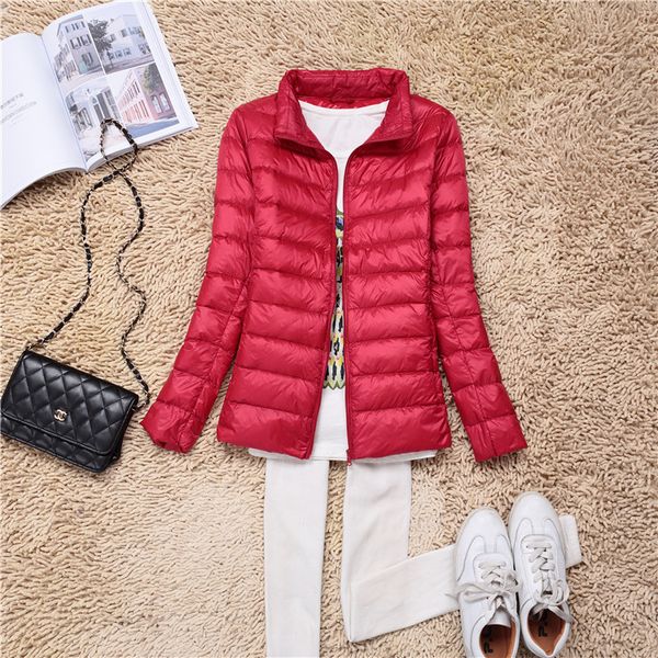 2018 fashion women keep warm super light thin 90% white duck down jacket/femininity stand collar plus size xxxl 4xl 5xl 6xl 7xl, Black
2018 fashion women keep warm super light thin 90% white duck down jacket/femininity stand collar plus size xxxl 4xl 5xl 6xl 7xl, Black
