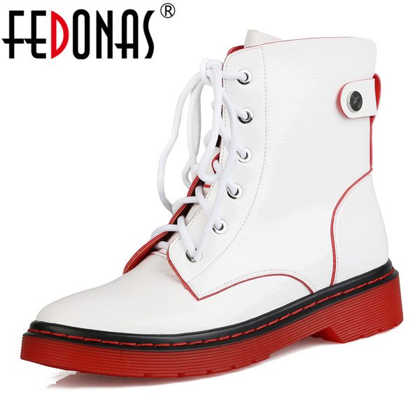 fedonas patent leather women casual ankle boots cross-tied autumn winter keep warm short boots basic new fashion shoes woman, Black
fedonas patent leather women casual ankle boots cross-tied autumn winter keep warm short boots basic new fashion shoes woman, Black
