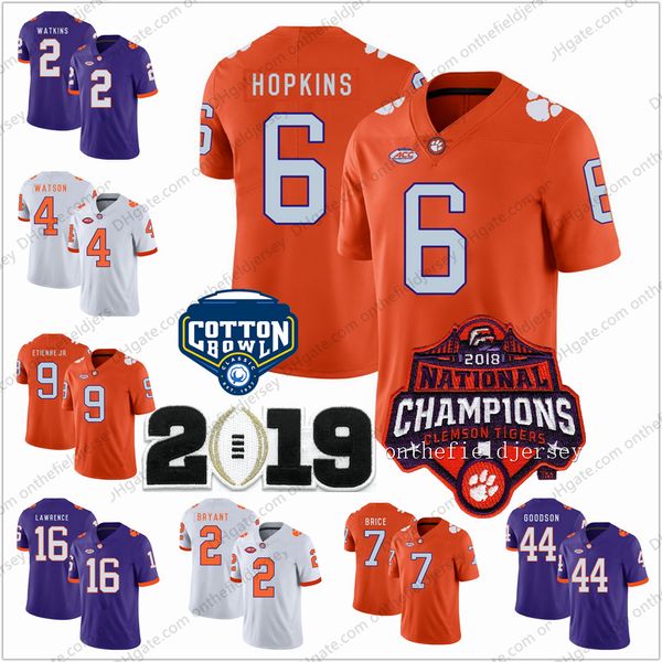 clemson tigers # 6 deandre hopkins 25 tankersley 50 grady jarrett 2018 национальные чемпионы cotton bowl ncaa футбольные майки колледжа s-3x, Black
clemson tigers # 6 deandre hopkins 25 tankersley 50 grady jarrett 2018 национальные чемпионы cotton bowl ncaa футбольные майки колледжа s-3x, Black