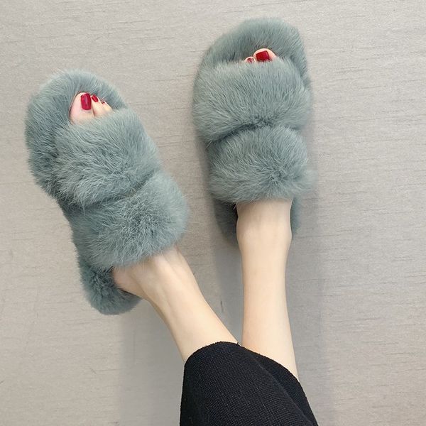 new winter soft furry slippers warm flip flops flat bedroom house home indoor slippers plush cute slippers women fur slides, Black
new winter soft furry slippers warm flip flops flat bedroom house home indoor slippers plush cute slippers women fur slides, Black